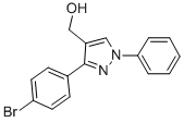 (3-(4-BROMOPHENYL)-1-PHENYL-1H-PYRAZOL-4-YL)METHANOL CAS#: 36640-55-8