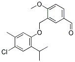 3-(4-CHLORO-2-ISOPROPYL-5-METHYL-PHENOXYMETHYL)-4-METHOXY-BENZALDEHYDE CAS#: 372498-50-5