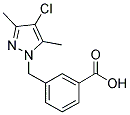 3-(4-CHLORO-3,5-DIMETHYL-PYRAZOL-1-YLMETHYL)-BENZOIC ACID CAS#: 386705-82-4