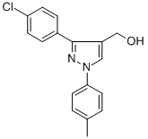 (3-(4-CHLOROPHENYL)-1-P-TOLYL-1H-PYRAZOL-4-YL)METHANOL CAS#: 36640-60-5
