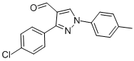 3-(4-CHLOROPHENYL)-1-P-TOLYL-1H-PYRAZOLE-4-CARBALDEHYDE CAS#: 36640-46-7
