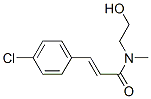3-(4-Chlorophenyl)-N-(2-hydroxyethyl)-N-methylpropenamide CAS#: 30687-26-4