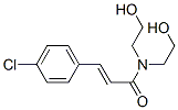 3-(4-Chlorophenyl)-N,N-bis(2-hydroxyethyl)propenamide CAS#: 30687-21-9