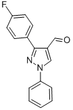 3-(4-FLUORO-PHENYL)-1-PHENYL-1H-PYRAZOLE-4-CARBALDEHYDE CAS#: 36640-40-1