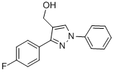 (3-(4-FLUOROPHENYL)-1-PHENYL-1H-PYRAZOL-4-YL)METHANOL CAS#: 36640-54-7