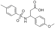 3-(4-METHOXY-PHENYL)-3-(TOLUENE-4-SULFONYLAMINO)-PROPIONIC ACID CAS#: 295344-96-6