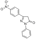 3-(4-NITROPHENYL)-1-PHENYL-2-PYRAZOLIN-5-ONE CAS#: 34320-83-7