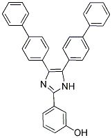 3-(4,5-BIS-BIPHENYL-4-YL-1H-IMIDAZOL-2-YL)-PHENOL CAS#: 296792-52-4