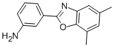 3-(5,7-DIMETHYL-BENZOOXAZOL-2-YL)-PHENYLAMINE CAS#: 293737-69-6
