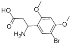 3-AMINO-3-(5-BROMO-2,4-DIMETHOXY-PHENYL)-PROPIONIC ACID CAS#: 299164-65-1