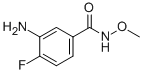 3-AMINO-4-FLUORO-N-METHOXYBENZAMIDE CAS#: 348165-47-9