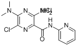 3-AMINO-6-CHLORO-5-DIMETHYLAMINO-N-2-PYRIDINYLPYRAZINECARBOXAMIDE HYDROCHLORIDE CAS#: 37804-11-8