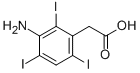 (3-Amino-2,4,6-triiodophenyl)acetic acid CAS#: 3119-17-3