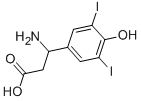 3-Amino-3-(3,5-diiodo-4-hydroxy-phenyl)propionic acid CAS#: 3734-24-5