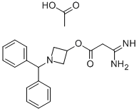 3-Amino-3-iminopropanoic acid 1-(diphenylmethyl)-3-azetidinyl ester acetate CAS#: 170749-59-4