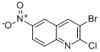 3-BROMO-2-CHLORO-6-NITRO-QUINOLINE CAS#: 296759-32-5