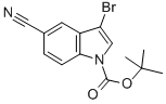3-BROMO-5-CYANOINDOLE-1-CARBOXYLIC ACID TERT-BUTYL ESTER CAS#: 348640-12-0
