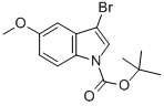 3-BROMO-5-METHOXYINDOLE-1-CARBOXYLIC ACID TERT-BUTYL ESTER CAS#: 348640-11-9