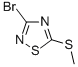 3-BROMO-5-METHYLTHIO-1,2,4-THIADIAZOLE CAS#: 36955-33-6