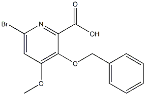 3-(Benzyloxy)-6-broMo-4-Methoxypicolinic acid CAS#: 321596-54-7