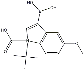 3-Borono-5-methoxy-1H-indole-1-carboxylic acid 1-(1,1-dimethylethyl) ester CAS#: 348640-19-7