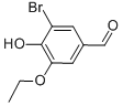 3-Bromo-5-ethoxy-4-hydroxybenzaldehyde CAS#: 3111-37-3