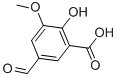 3-CARBOXY-4-HYDROXY-5-METHOXYBENZALDEHYDE CAS#: 3507-08-2