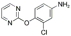3-CHLORO-4-(2-PYRIMIDINYLOXY)PHENYLAMINE CAS#: 338413-13-1
