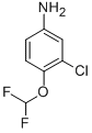 3-CHLORO-4-DIFLUOROMETHOXY-PHENYLAMINE CAS#: 39211-55-7