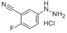 3-CYANO-4-FLUOROPHENYLHYDRAZINE HCL CAS#: 280120-91-4