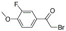 3-FLUORO-4-METHOXYPHENACYL BROMIDE CAS#: 350-27-6