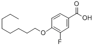 3-FLUORO-4-N-OCTYLOXYBENZOIC ACID CAS#: 326-78-3