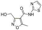 3-(HYDROXYMETHYL)-5-METHYL-N-(1,3-THIAZOL-2-YL)-4-ISOXAZOLECARBOXAMIDE CAS#: 338408-93-8