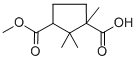 3-(METHOXYCARBONYL)-1,2,2-TRIMETHYLCYCLOPENTANE-1-CARBOXYLIC ACID CAS#: 306935-15-9