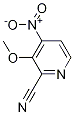 3-Methoxy-4-nitro-pyridine-2-carbonitrile CAS#: 348635-36-9