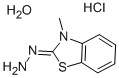 3-Methyl-2-benzothiazolinone hydrazone hydrochloride monohydrate CAS#: 38894-11-0