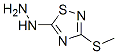 3-(Methylthio)-1,2,4-thiadiazol-5-ylhydrazine CAS#: 38362-23-1