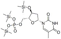 3'-O-Trimethylsilylthymidine 5'-phosphoric acid bis(trimethylsilyl) ester CAS#: 32645-60-6
