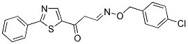 3-OXO-3-(2-PHENYL-1,3-THIAZOL-5-YL)PROPANAL O-(4-CHLOROBENZYL)OXIME CAS#: 338414-38-3