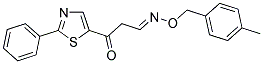 3-OXO-3-(2-PHENYL-1,3-THIAZOL-5-YL)PROPANAL O-(4-METHYLBENZYL)OXIME CAS#: 338414-40-7