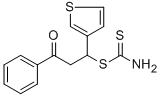 3-OXO-3-PHENYL-1-(3-THIENYL)PROPYL AMINOMETHANEDITHIOATE CAS#: 286366-70-9