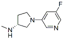 3-Pyrrolidinamine,1-(5-fluoro-3-pyridinyl)-N-methyl-,(3R)-(9CI) CAS#: 309960-10-9