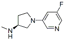 3-Pyrrolidinamine,1-(5-fluoro-3-pyridinyl)-N-methyl-,(3S)-(9CI) CAS#: 309960-06-3