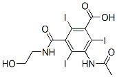 3-acetamido-5-(2-hydroxyethylcarbamoyl)-2,4,6-triiodo-benzoic acid CAS#: 33954-26-6