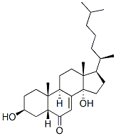 3 beta,14 alpha-dihydroxy-5 beta-cholest-7-en-6-one CAS#: 39219-57-3