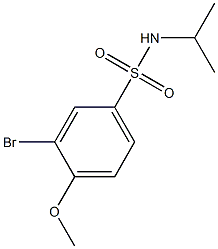3-broMo-N-isopropyl-4-MethoxybenzenesulfonaMide CAS#: 296275-38-2