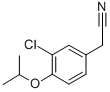 3-chloro-4-isopropoxyphenylacetonitrile CAS#: 34926-25-5
