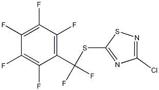 3-chloro-5-(perfluorobenzylthio)-1,2,4-thiadiazole CAS#: 36955-45-0