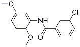 3-chloro-N-(2,5-dimethoxyphenyl)benzamide CAS#: 303990-16-1