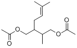 3-methyl-2-(3-methylbut-2-enyl)butane-1,3-diyl diacetate CAS#: 33843-20-8
